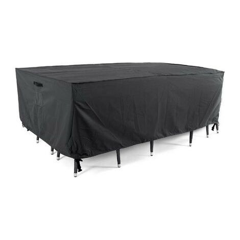 Schutzhüllen für Gartentische und -stühle, wasserdichte Schutzhülle für Essgruppen, winterfeste Schutzhülle, quadratisch, 76 x 76 x 27 Zoll (L x B x H) (1/5)