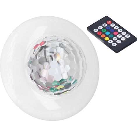 Ampoule musicale RGB sans fil multicolore avec télécommande et haut-parleur intégré pour sous-sols et garages (1/5)
