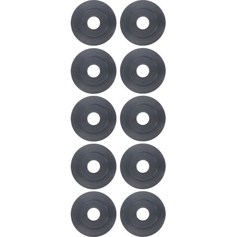 Lot de 10 disques de coupe-tubes en acier au manganèse ultra-fin, diamètre extérieur 18 mm, diamètre intérieur 5 mm, largeur 3,8 mm