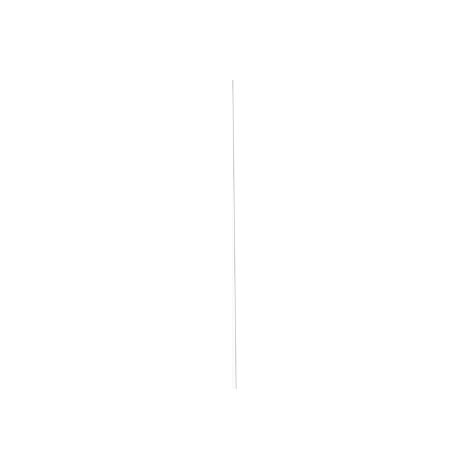 Busch-Jaeger Placca centrale uscita cavo 1 volta con anello di supporto e morsettiera a 3 poli bianco studio opaco - Busch-art linear® (1749-44M), 2CKA001710A4249