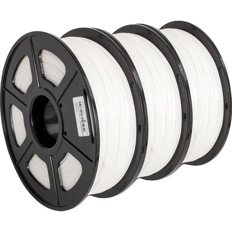 3D-Drucker-Filament, PLA-Material, 1,75 mm Durchmesser, 3 Rollen pro Packung, PETG-WT-3KG (1/2)