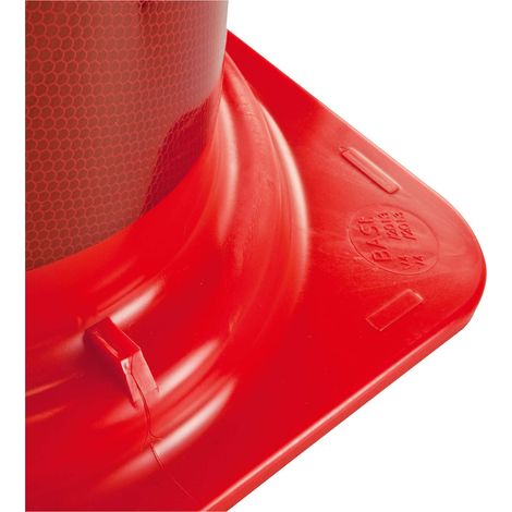 MORION Leitkegel EU PVC H 750 mm Gewichtsklasse III Folientyp B nach TL Leitkegel DIN 13422 (1/4)