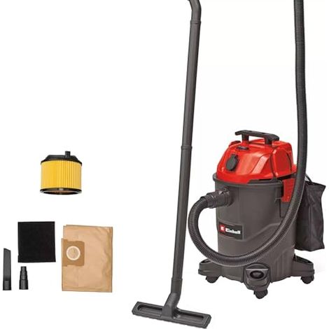 Einhell TC-VC 1825 A Aspirador de Agua y Polvo Rojo Negro