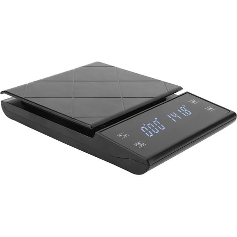 Balance électronique de cuisine numérique avec minuteur et écran LCD, capacité 0,1 g à 3 kg. (1/5)