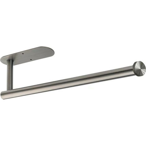 Kitchen Towel Holder, Paper Towels Bulk - Self Adhesive Under Cabinet, Available in Adhesive and Screw Two, Stainless Steel, Silver Color (1/4)