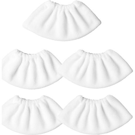 5x Chiffons de rechange pour nettoyeur vapeur Kärcher SC1 SC2 SC3 SC4 SC5 - Housses microfibre - Serpillières lavables - Kit de nettoyage vapeur (1/5)