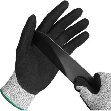Anti Cut Glove,Oyster Glove Stainless Steel Wire Mesh Level 5 Protection Suitable Work Gloves For Oystering,Meat Cutting,Gardening And Carving (1/4)