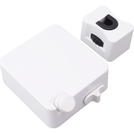 Einziehbare Wäscheleine, robust, Edelstahl 304, verstellbar, Modell 9026W, weiß (1/5)