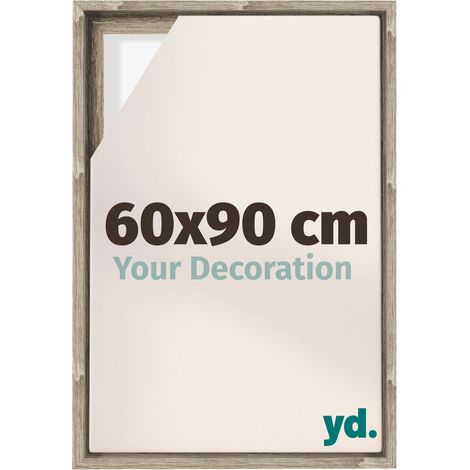 Your Decoration - Cadre flottant - Chene Sonoma - Cadre en caisse américaine pour toile sur chassis - MDF - Lyon (1/5)