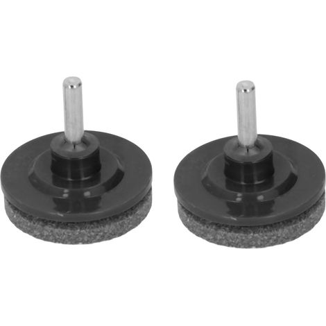2 Pièces Affûteuse de Lame pour Tondeuse à Gazon en Acier Inoxydable Accessoire de Perceuse pour Jardin et Cour (1/5)