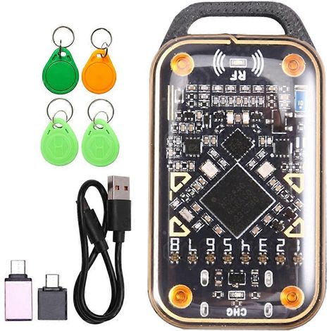 Émulateur de carte à puce Chameleon Ultra amélioré + lecteur de puce RFID porte-clés 2XT5577/UID, duplicateur NFC 125K 13,56M (1/5)