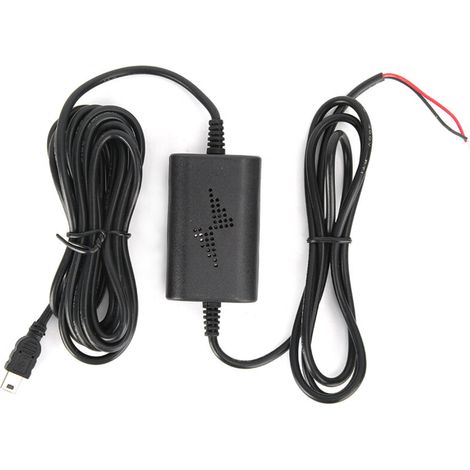12V/24V auf 5V 2,5A Dashcam-Verkabelungsset mit Mini-USB-Kabel für Parküberwachung