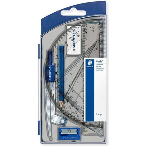 Set scolaire - STAEDTLER - Compas de précision - Attache-compas universelle - Accessoires inclus