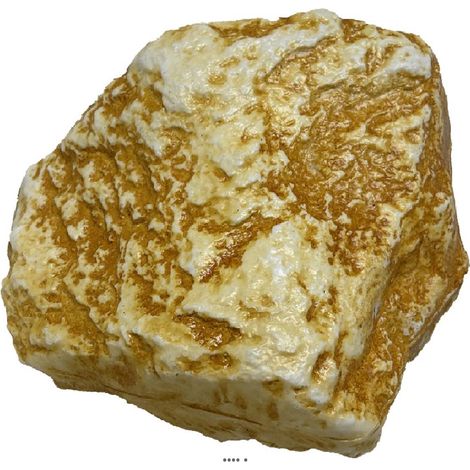 Pierre artificielle jaune petite en Plastique soufflé L 110x100 mm