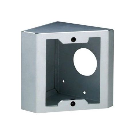 Complemento angular simple de aluminio anodizado 2mm para 1 placa de difícil acceso