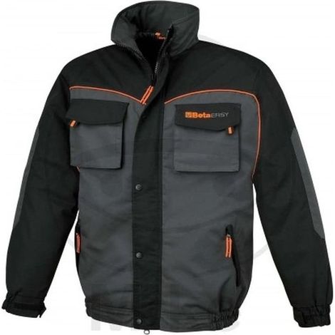 Beta 7904E Easy Giacca da Lavoro Bomber Imbottita Canvas T-C 65% Poliestere 35% Cotone Taglia XS colore Grigio (1/2)