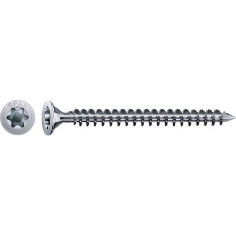 SPAX 1201010801205 Vite testa svasata 8 mm 120 mm T-STAR plus Acciaio 50 pz. (1/5)