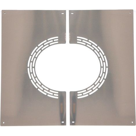ASTEC Abdeckblende 0 - 30° Hinterlüftung Schornstein Edelstahl Sanierung 8710-130