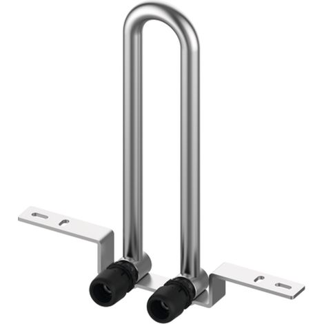TECE TECElogo-Ax Set di montaggio radiatore 15 mm Dimensione 16, montaggio a parete, CU nichelato, 8864206
