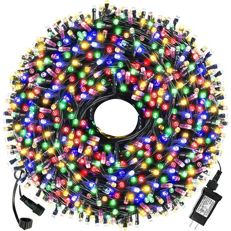 Guirlande Lumineuse De Noël - 300 LED - 32 M - 29 V - Étanche IP55 - 8 Modes - Branchement En Cascade - Pour Intérieur Et Extérieur (1/5)