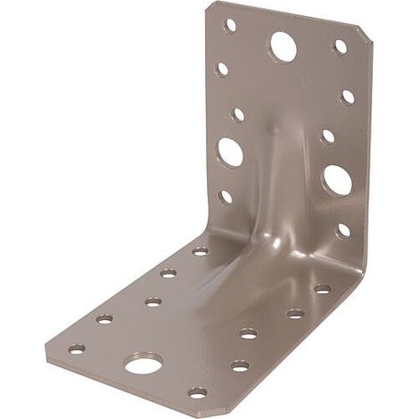 Raccord coudé pour charges lourdes 90 x 90 x 65 mm, avec moulure DURAVIS®, matériau : Acier, galvanisé sendzimir, surface : (1/3)
