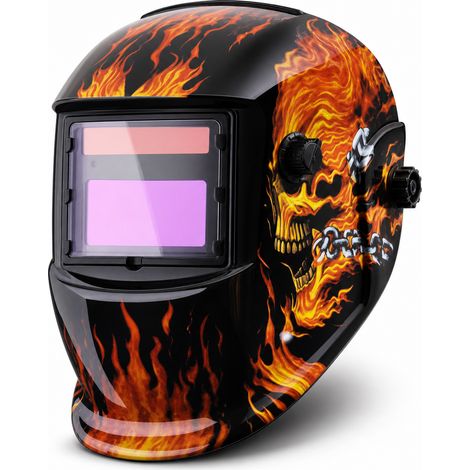 Solar-Schweißhelm mit automatischer Verdunkelung, schwarz, leicht (1/5)