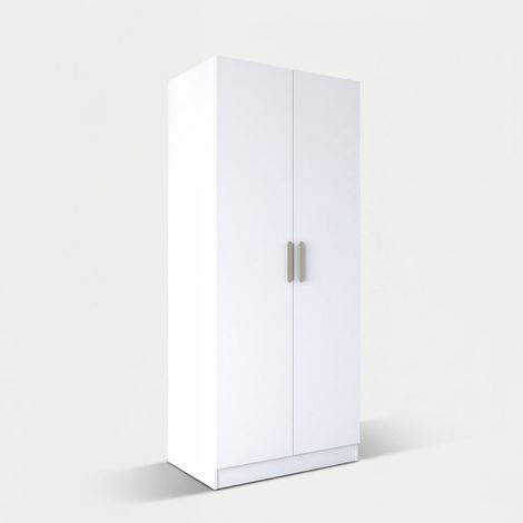 Armoire 2 portes avec double penderie Veltaroth (1/4)