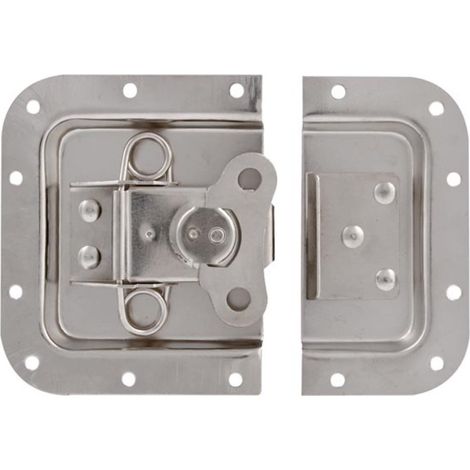 HQ-Power Verschluss, für Flightcase, 171 x 126 mm, Metall, Weiß