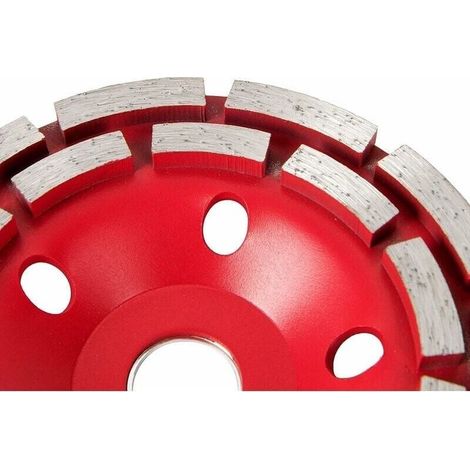 Disco abrasivo diamantato per levigatura di cemento, pietra, mattoni, marmo e granito, 125 mm, (1 pz) (1/4)