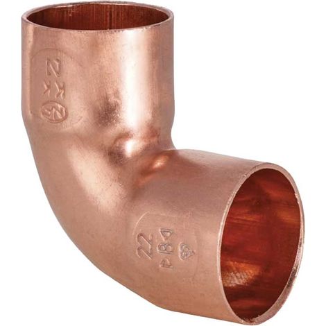 Gomito Femmina/Femmina A 90° In Rame A Saldare Ø54X54 Mm