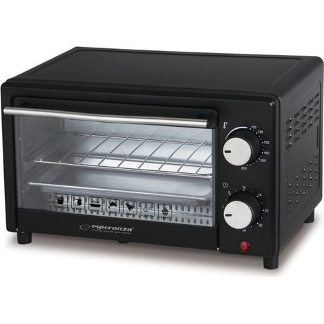 [GEBRAUCHT] Esperanza eko004 Toaster Backofen 10 l 900 w schwarz Grill (1/5)