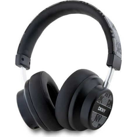 Cuffie Bluetooth on-ear dkny nere con motivo a scacchi (1/3)