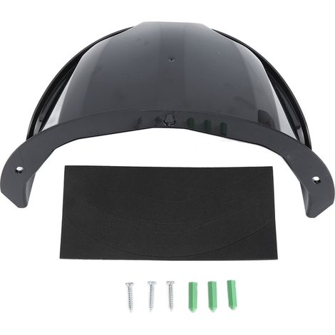 Protection solaire et imperméable pour caméra de sécurité extérieure, compatible avec les caméras de surveillance dôme PTZ, noir. (1/5)