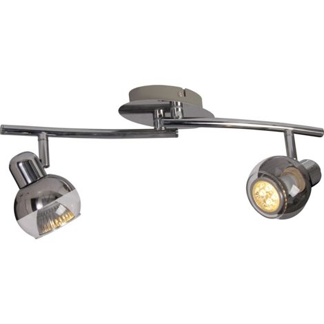 Naeve BOCCIA Plafonnier double spot chromé 2xGU10 2800K