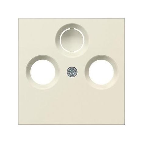 Gira Abd. Koaxial-Antennensteckd. System 55 Cremeweiß [086901], 0869 01 (1/5)