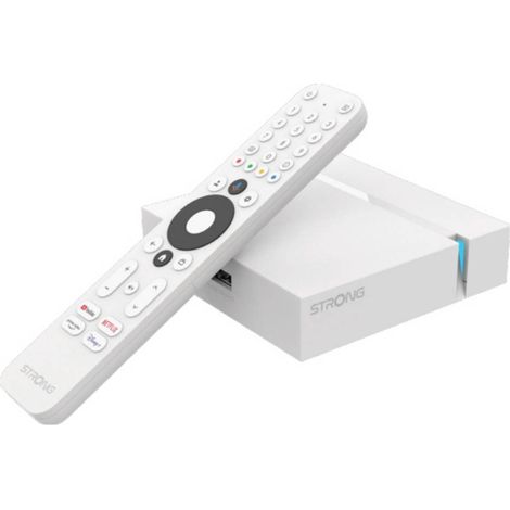 Strong LEAP-S3+V2 Smart TV box Bianco 4K Ultra HD 16 GB Wi-Fi Collegamento ethernet LAN