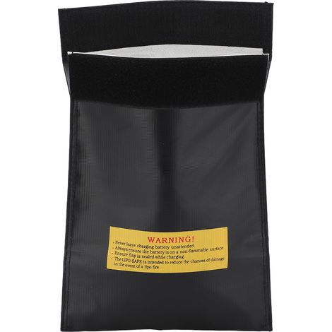 Sac de sécurité anti-explosion pour batterie LiPo, protection ignifuge pour le stockage et la charge sécurisés des batteries lithium. (1/5)
