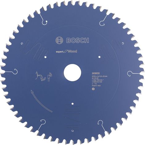 Bosch Kreissägeblatt Expert for Wood für Kapp- und Gehrungssägen 254 x 30 x 2,4 mm 60 - 2608642530