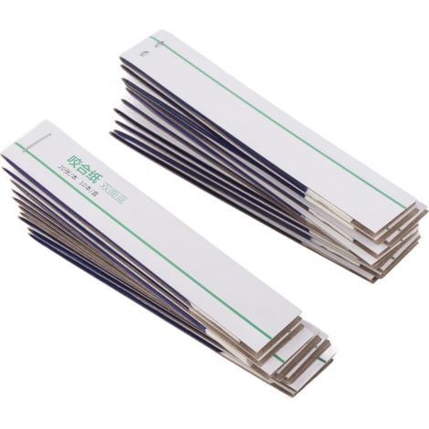 Papier articulant bleu pour morsure dentaire, bandes d’occlusion pour soins bucco-dentaires, accessoires dentistes, soin des dents. (1/5)