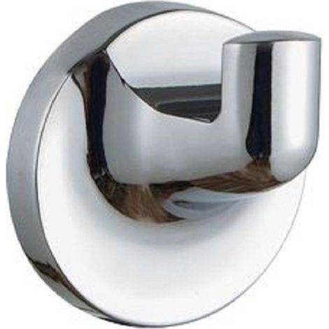 Trade Shop - Gancho Toallero Percha Albornoz Baño Cromado 1 Plaza 79801 - (1/2)
