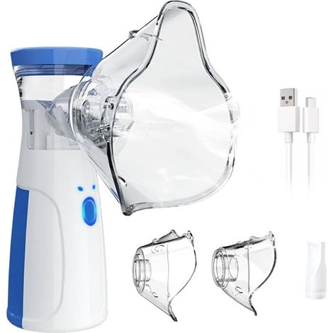 Aérosol Portable Silencieux Rechargeable à Ultrasons avec Masques