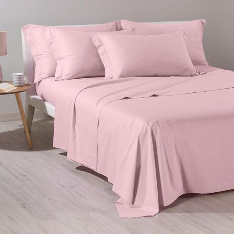 Parure de lit avec Housse de Couette 100% Coton – 2 Taies d’Oreiller 50x80 cm, Linge de Lit Confortable et Elégant - Housses de Couettes Pour 1 Personne ou 2 Personnes (1/5)