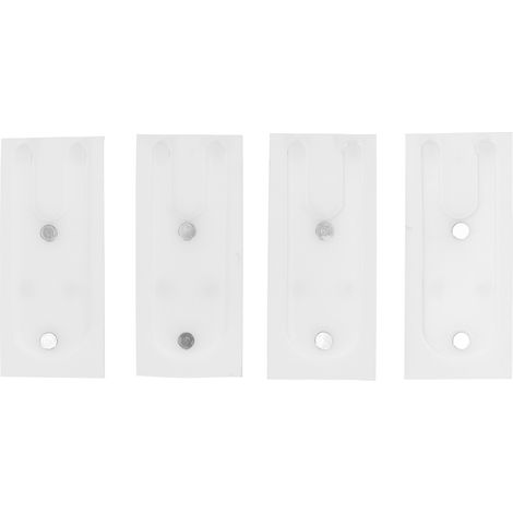 4 Bandes adhésives en alliage d'aluminium pour protection contre le vent et la poussière sur fenêtre coulissante, autocollant pare-brise, étanche, lot de 4.