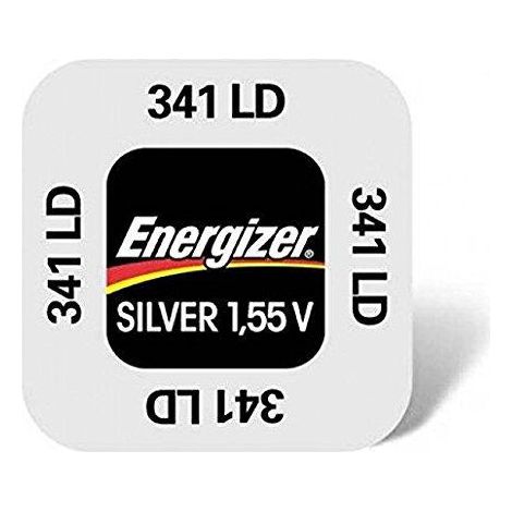 Pile oxydée d'argent Energizer 341 technologie oxyde d'argent 0.90x2.50x2.50 cm
