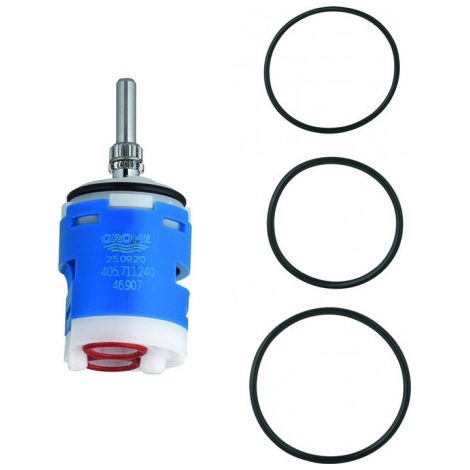 GROHE Cartouche Joystick 29mm,SilkMove, avec système d'étanchéité en céramique, pour mitigeur monocommande, 46907000