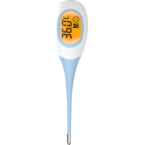 Thermometre Electronique - Sonde En Acier Inoxydable - Affichage Celsius Et Fahrenheit - Mesure En 8 Secondes - Pour Adultes Et Enfants - 1 Piece (1/5)