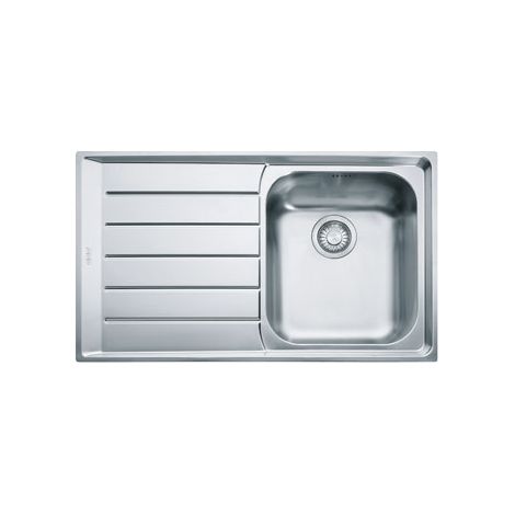 Franke NEX 211. Colore del prodotto: Acciaio inox, Numero di vasche per lavello: 1 ciotole, Dimensioni prima vasca (LxL): 360 x 420 mm. Larghezza: 864 mm, Profondità: 514 mm, Larghez... - 127.0059.655 (1/2)