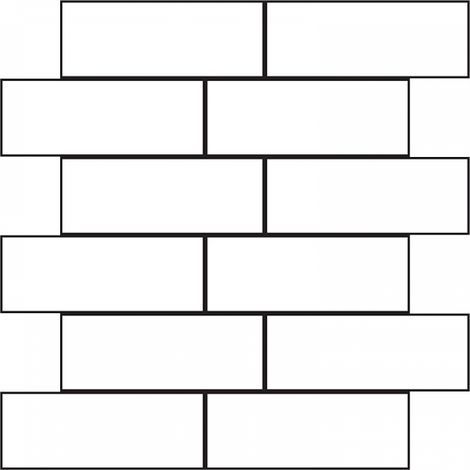 CCYKXA 3d 10 Tiles, Adhesive Bathroom Wall Tiles, Thicker, Adhesive Backsplash for Kitchen, More Adhesive Version, 30x30x0.25cm, White with Black Joint