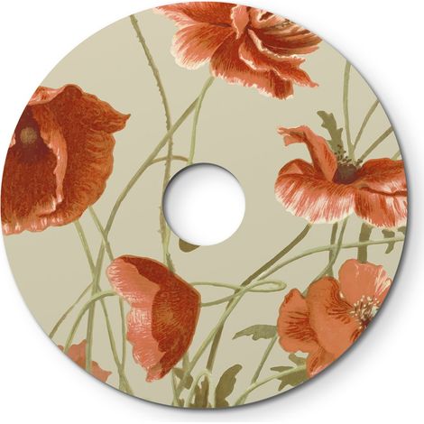 Paralume mini piatto Ellepì a disegni floreali 'Blossom Haven', diametro 24  - Made in Italy