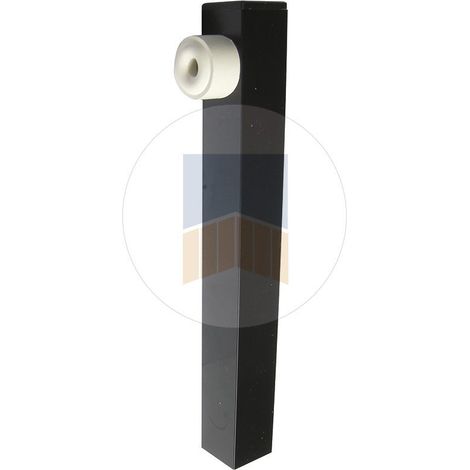 Portac – Butée de fin de course pour portail motorisé – Tampon en caoutchouc diamètre 40 mm – Tube 330 mm – Amortissement des chocs